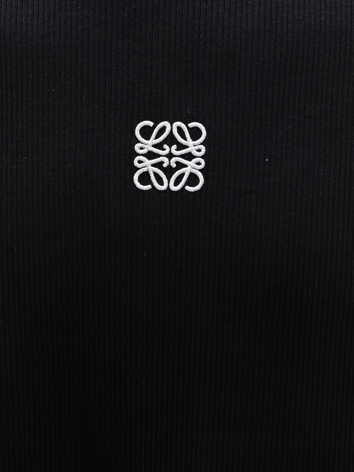 Ribbed cotton t-shirt