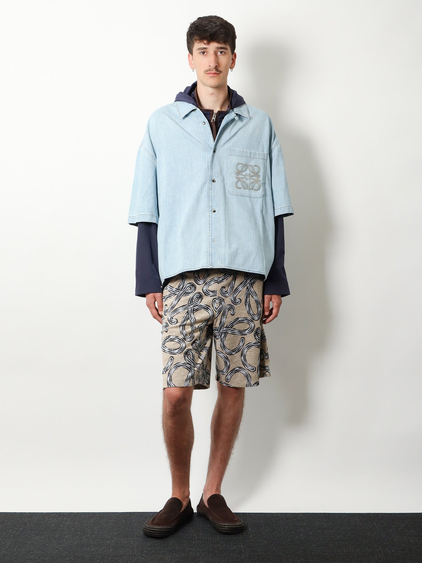 Paula's Ibiza - Terrycloth shorts with iconic print