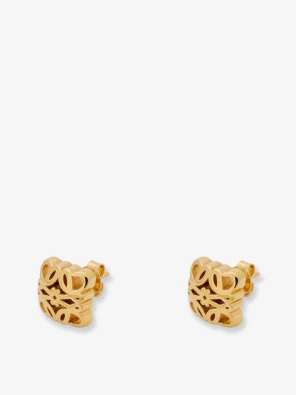 Paula's Ibiza -Bombè Anagram brass earrings thumbnail