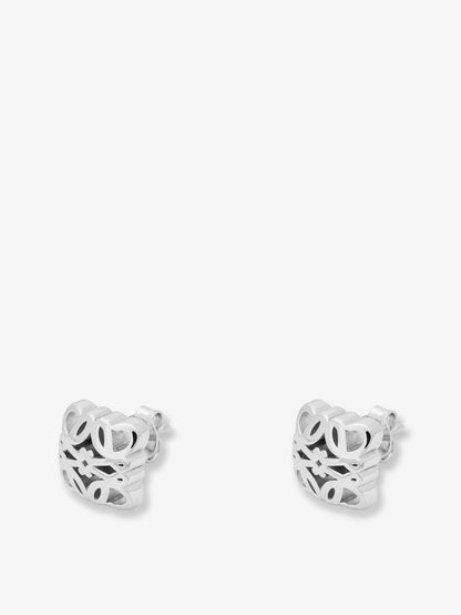Anagram Bombé sterling silver earrings thumbnail