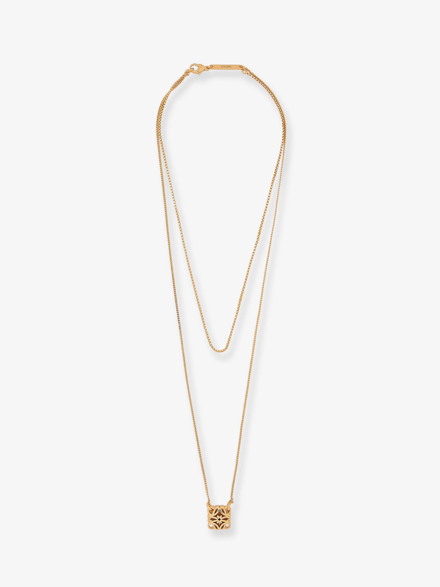 Paula's Ibiza -Anagram Bombè Brass Necklace