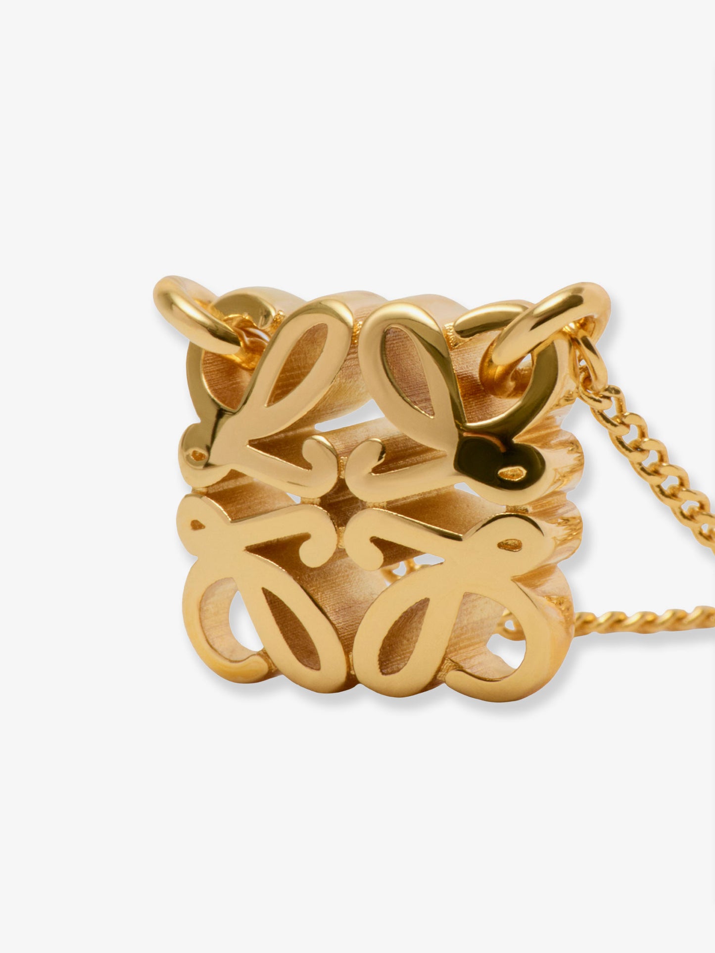Paula's Ibiza -Anagram Bombè Brass Necklace