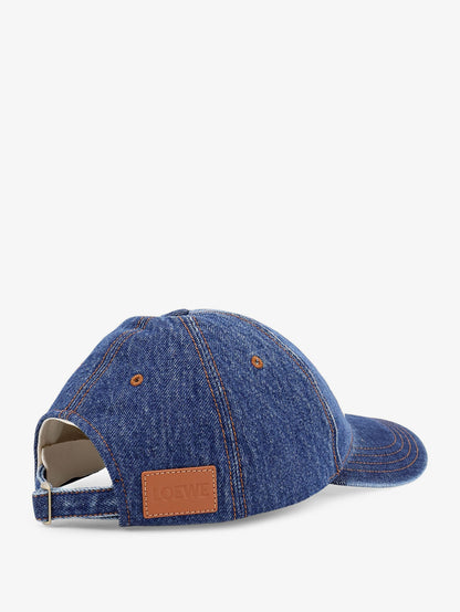 Paula's Ibiza blue denim hat thumbnail