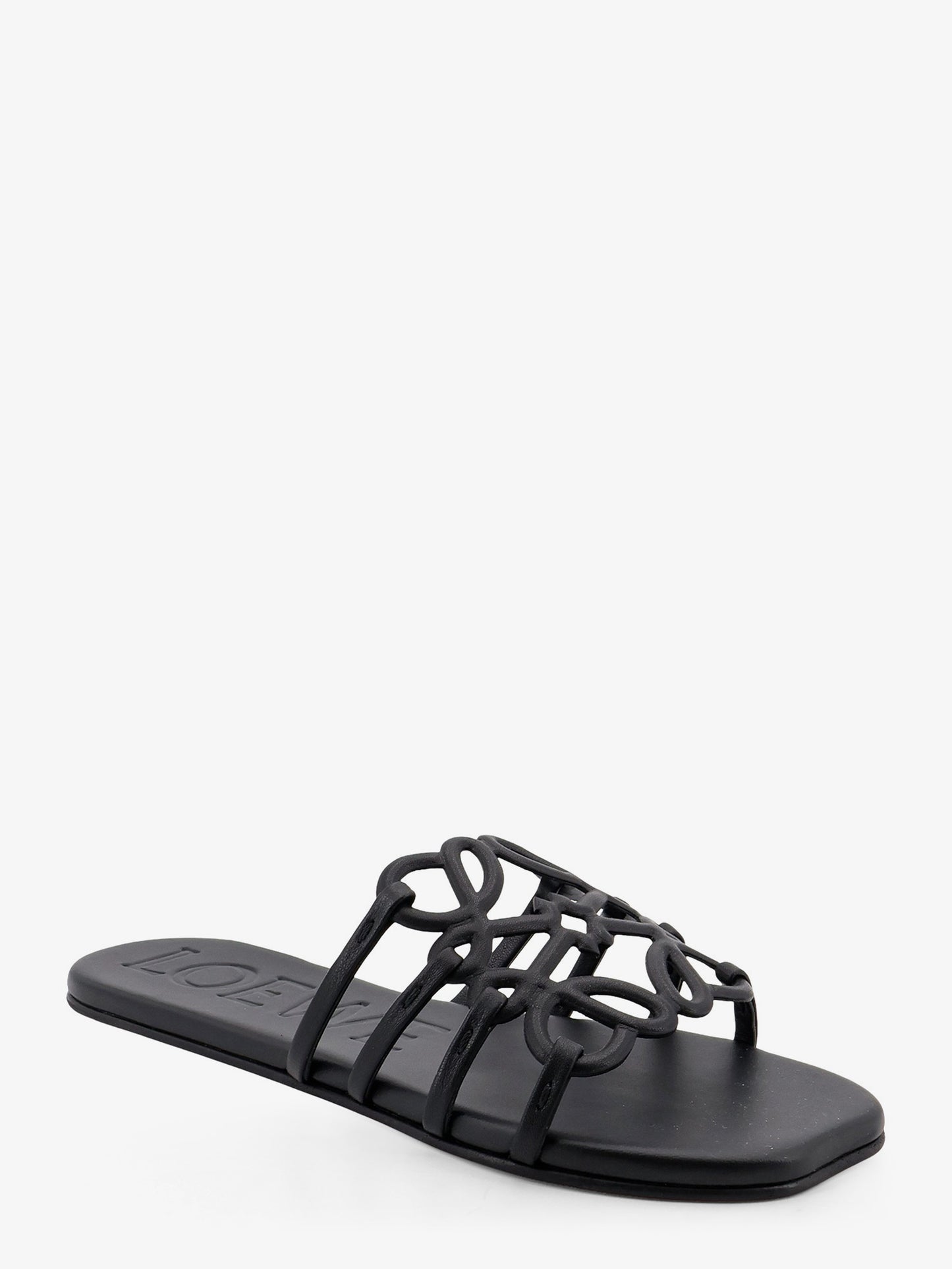 Paula's Ibiza-Aangram Petal leather sandals