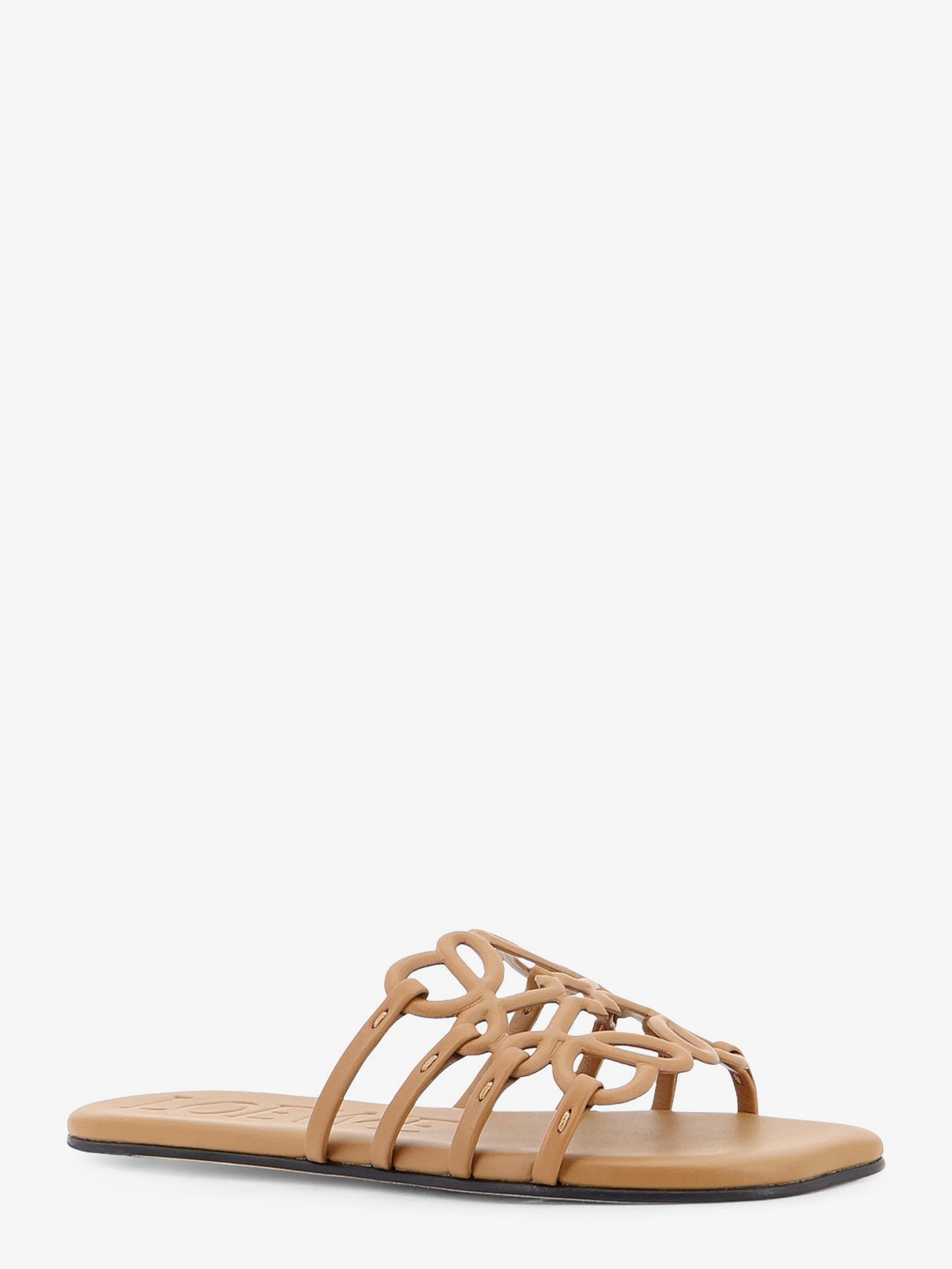 Paula's Ibiza Anagram Petal Leather Sandals
