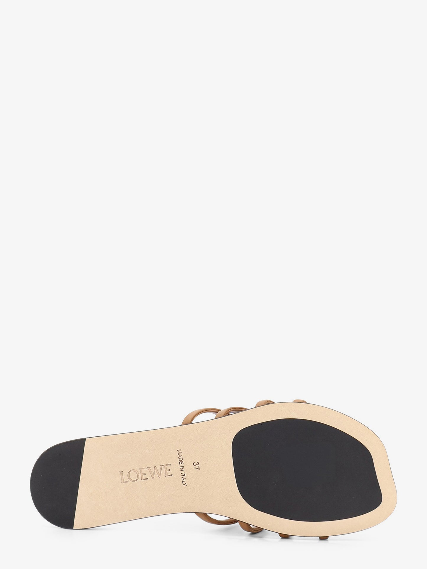 Paula's Ibiza Anagram Petal Leather Sandals