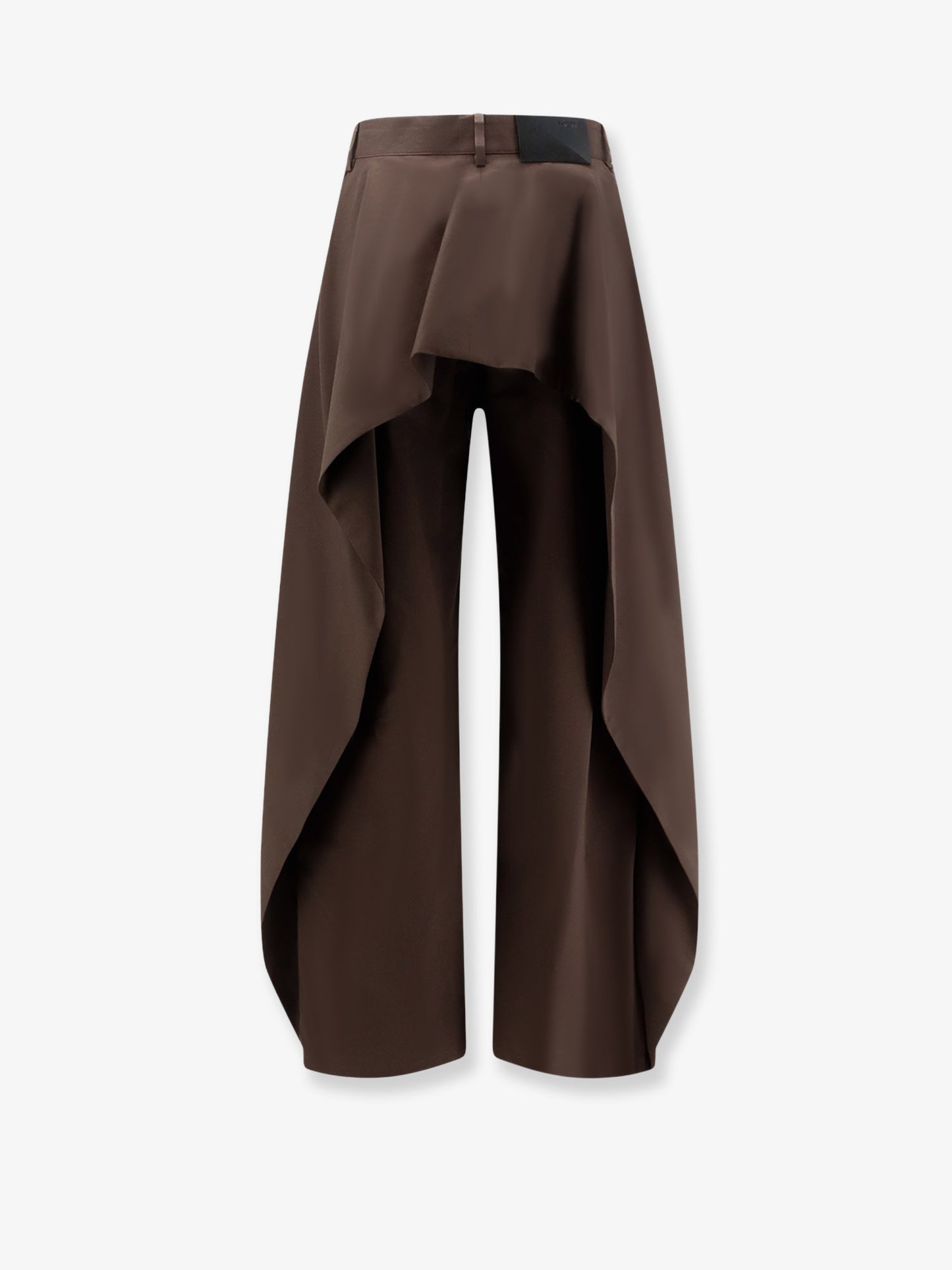 Pantaloni in misto cotone e seta