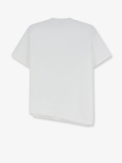 Asymmetric cotton blend t-shirt thumbnail