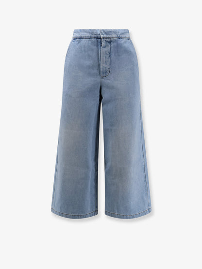 Paulas Ibiza - Cotton trousers with embroidered logo on the back thumbnail