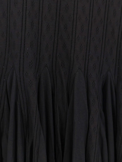 Paula's Ibiza embroidered cotton long dress thumbnail