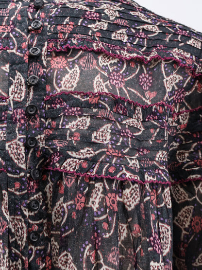 Doane printed cotton shirt thumbnail