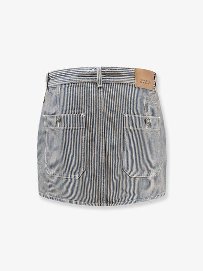 Estera cotton skirt with striped pattern thumbnail