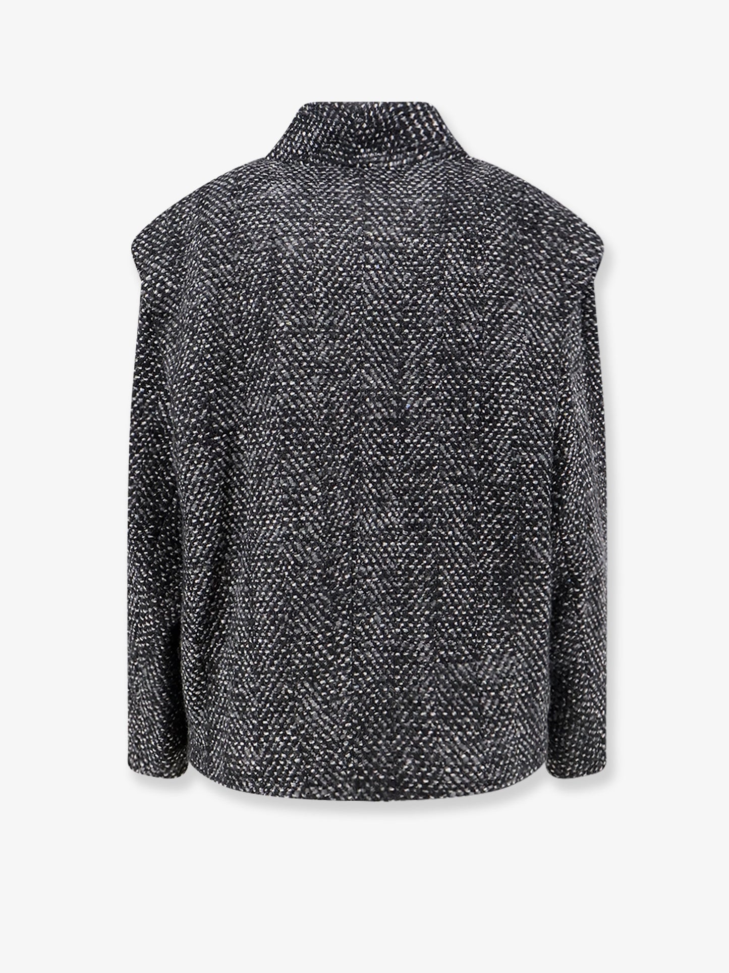 Drogo mélange fabric coat