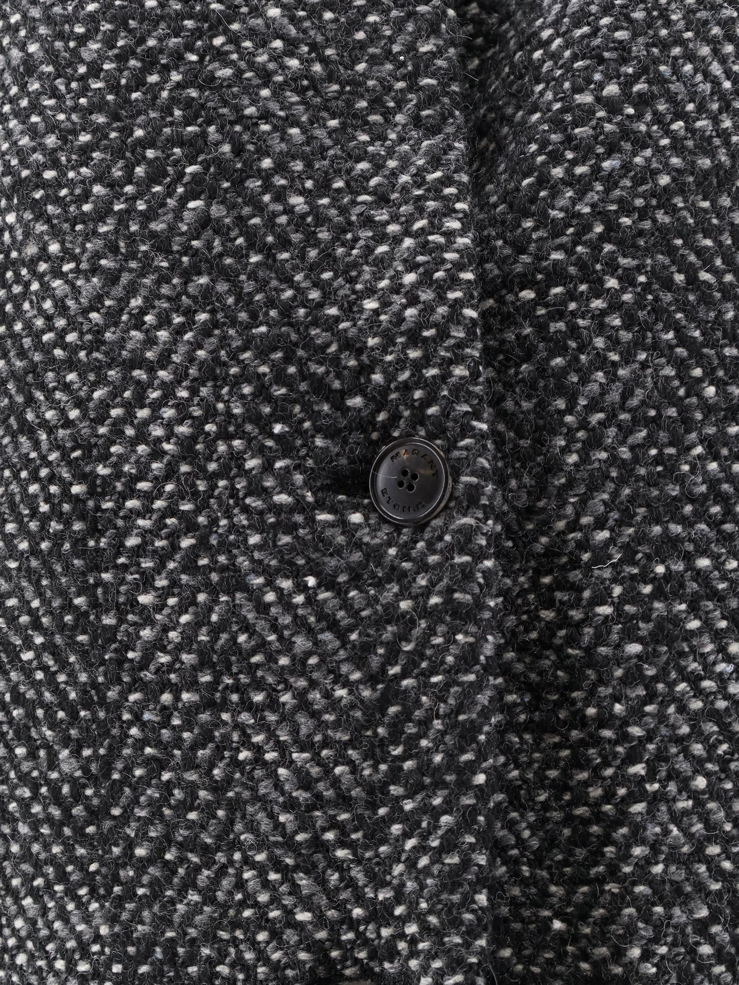 Drogo mélange fabric coat