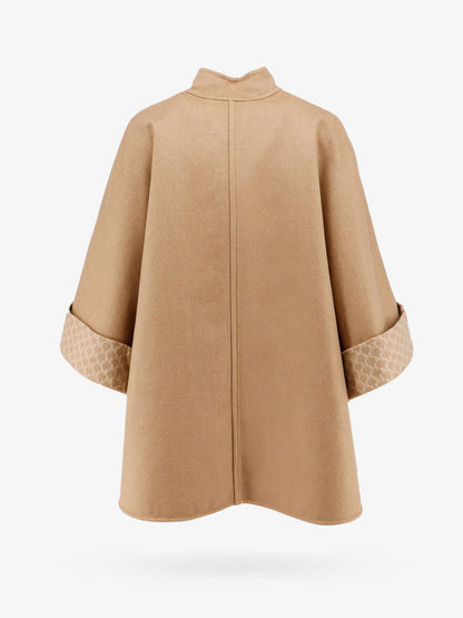 Virgin wool and cashmere cape wih pockets on the front thumbnail