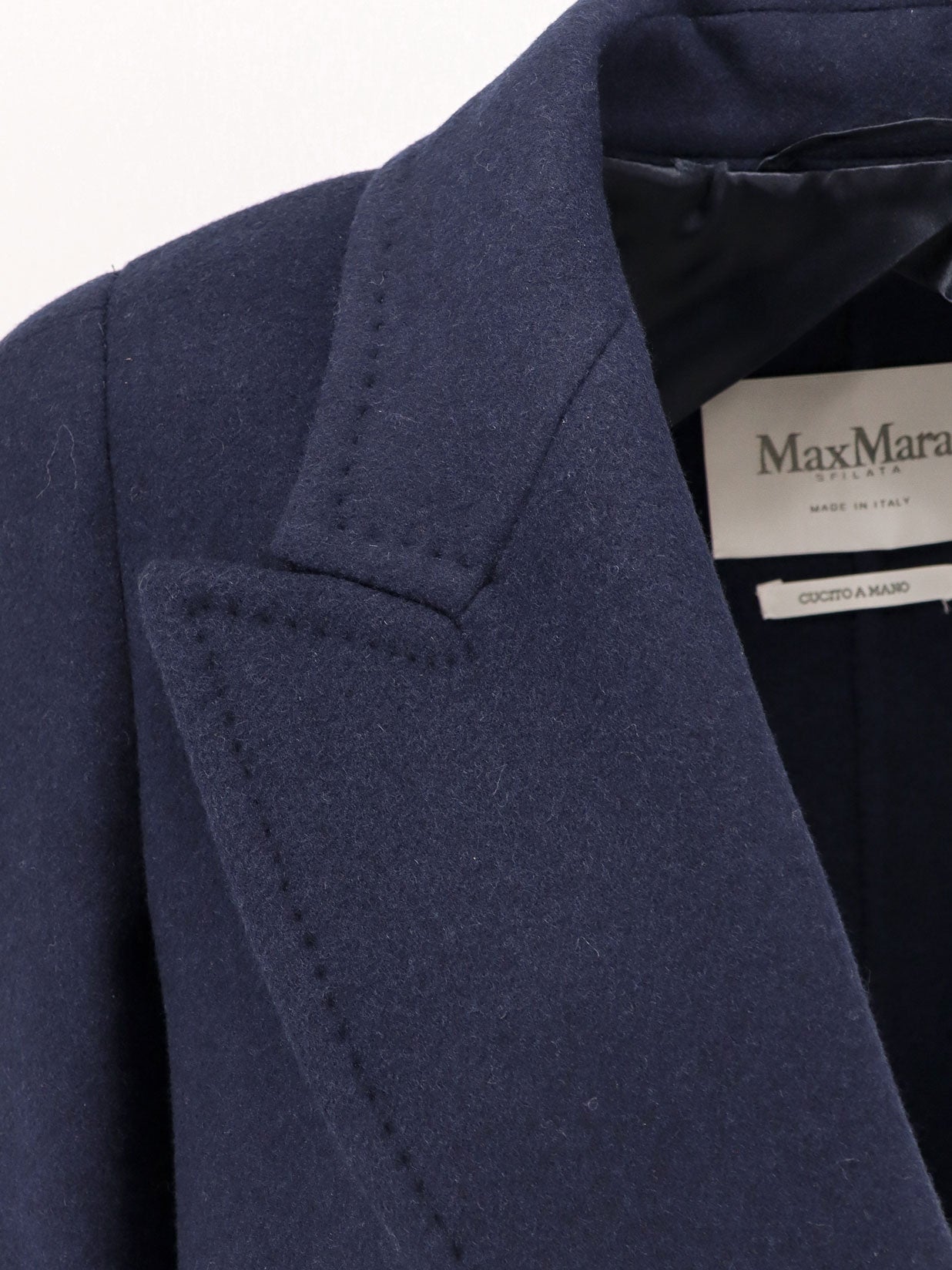 Albania 1234 Max Mara sfilata virgin wool and cashmere coat