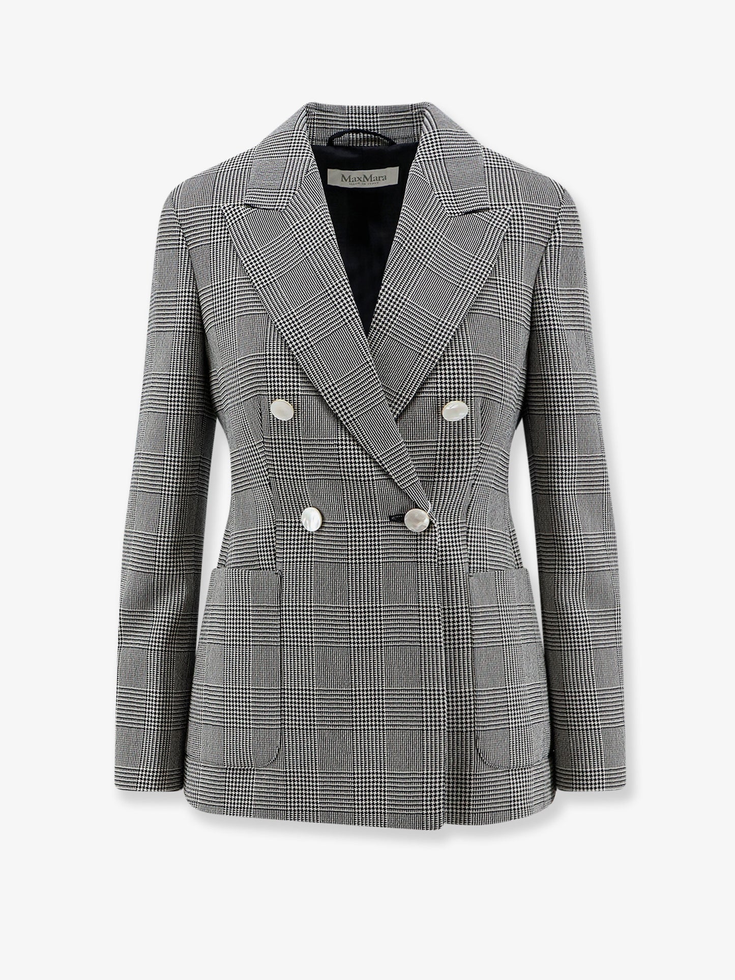 Mxmaccordo double-breasted virgin wool blazer