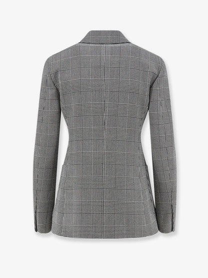 Mxmaccordo double-breasted virgin wool blazer thumbnail