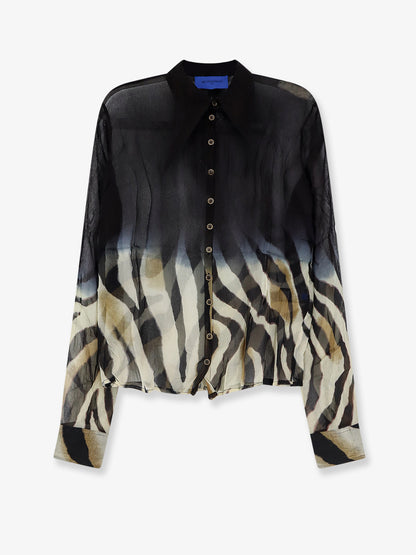 Viscose shirt with zebra print thumbnail