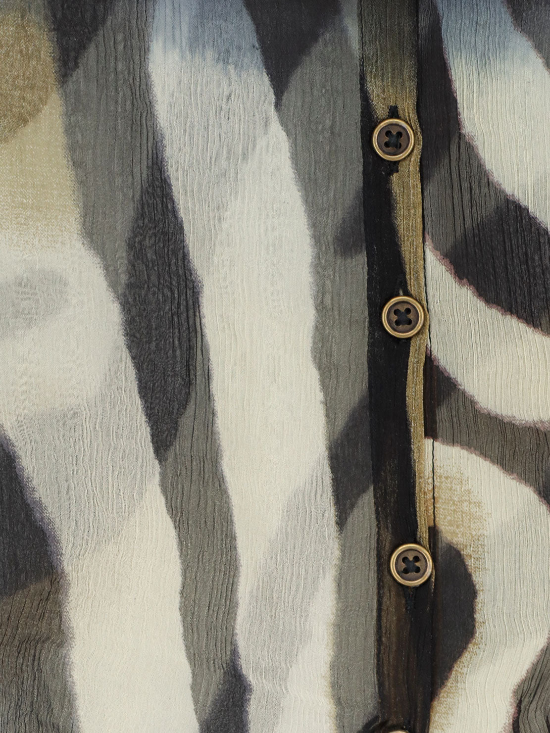 Viscose shirt with zebra print