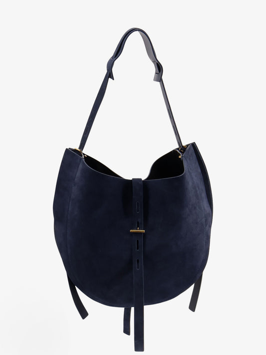 Suede crossbody bag