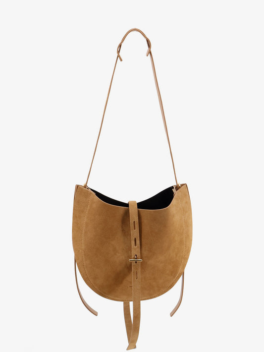 Suede crossbody bag