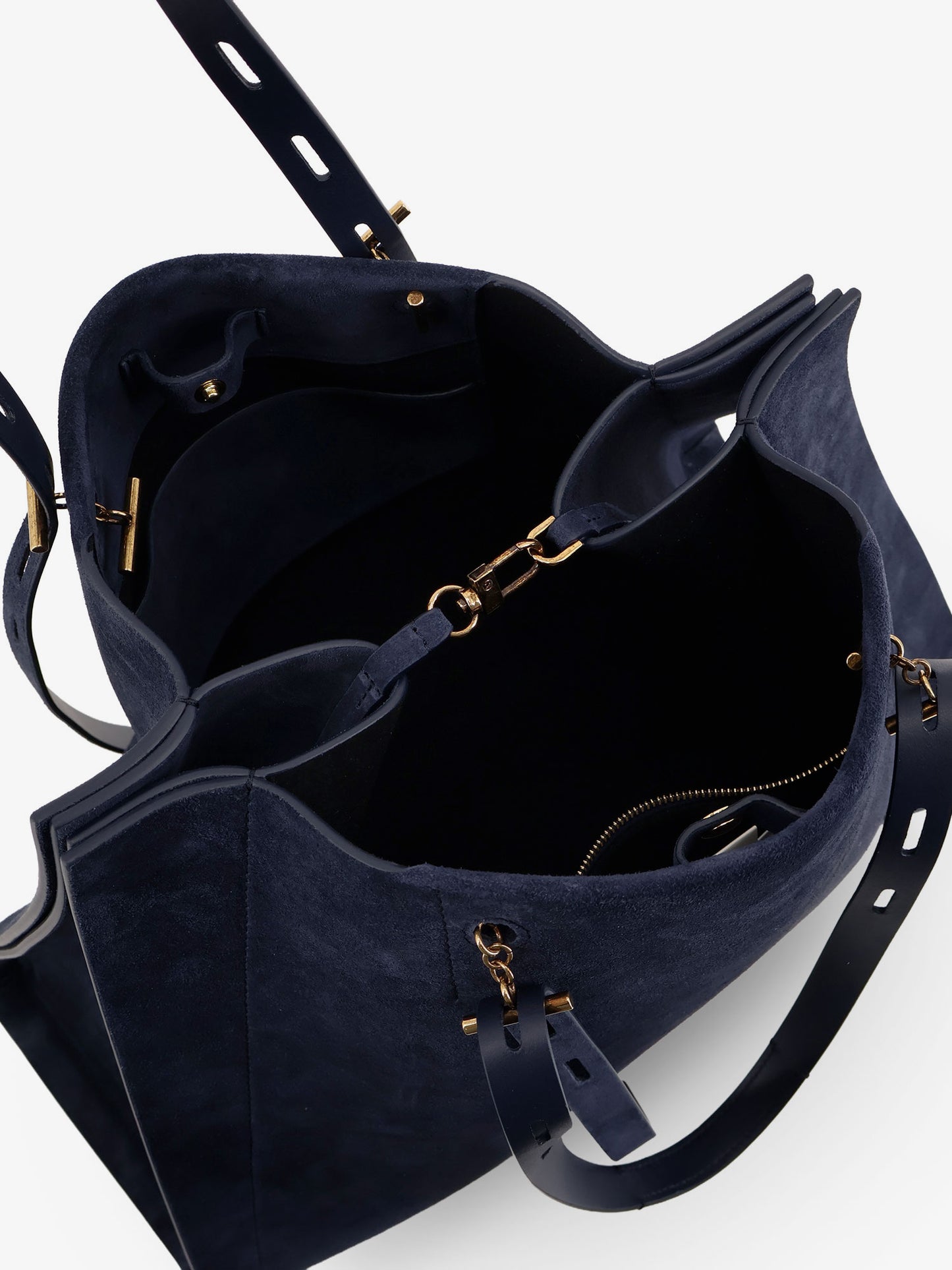 Paula suede shoulder bag