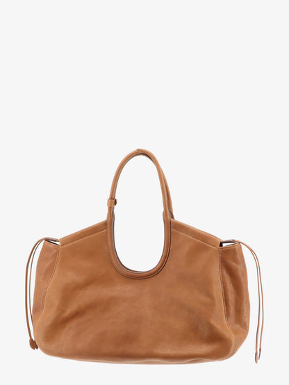 Borsa a mano Ivy in pelle con logo lettering frontale thumbnail