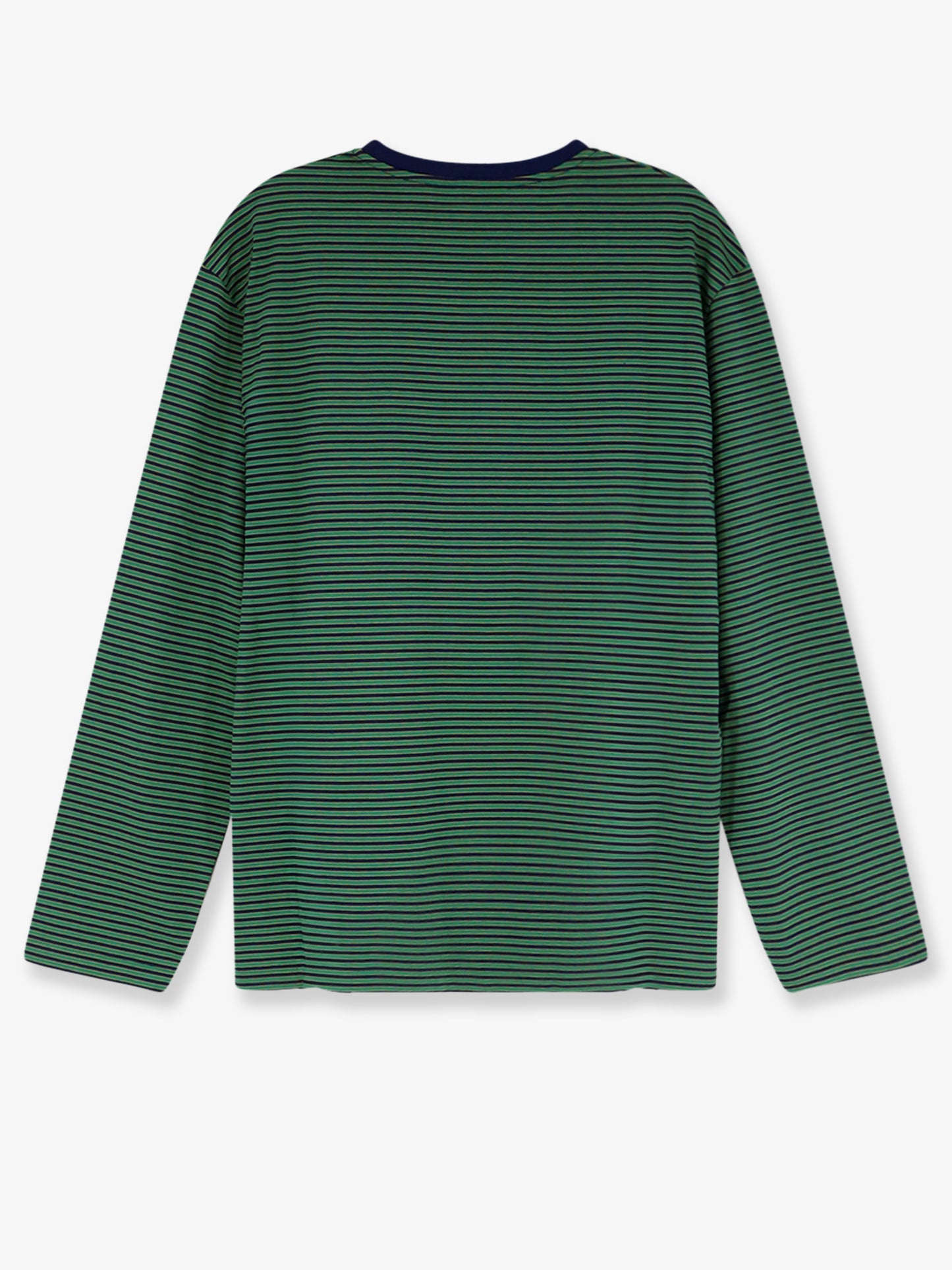 Cotton T-shirt with striped pattern