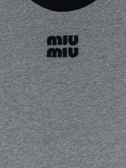 Cotton T-shirt with front logo thumbnail