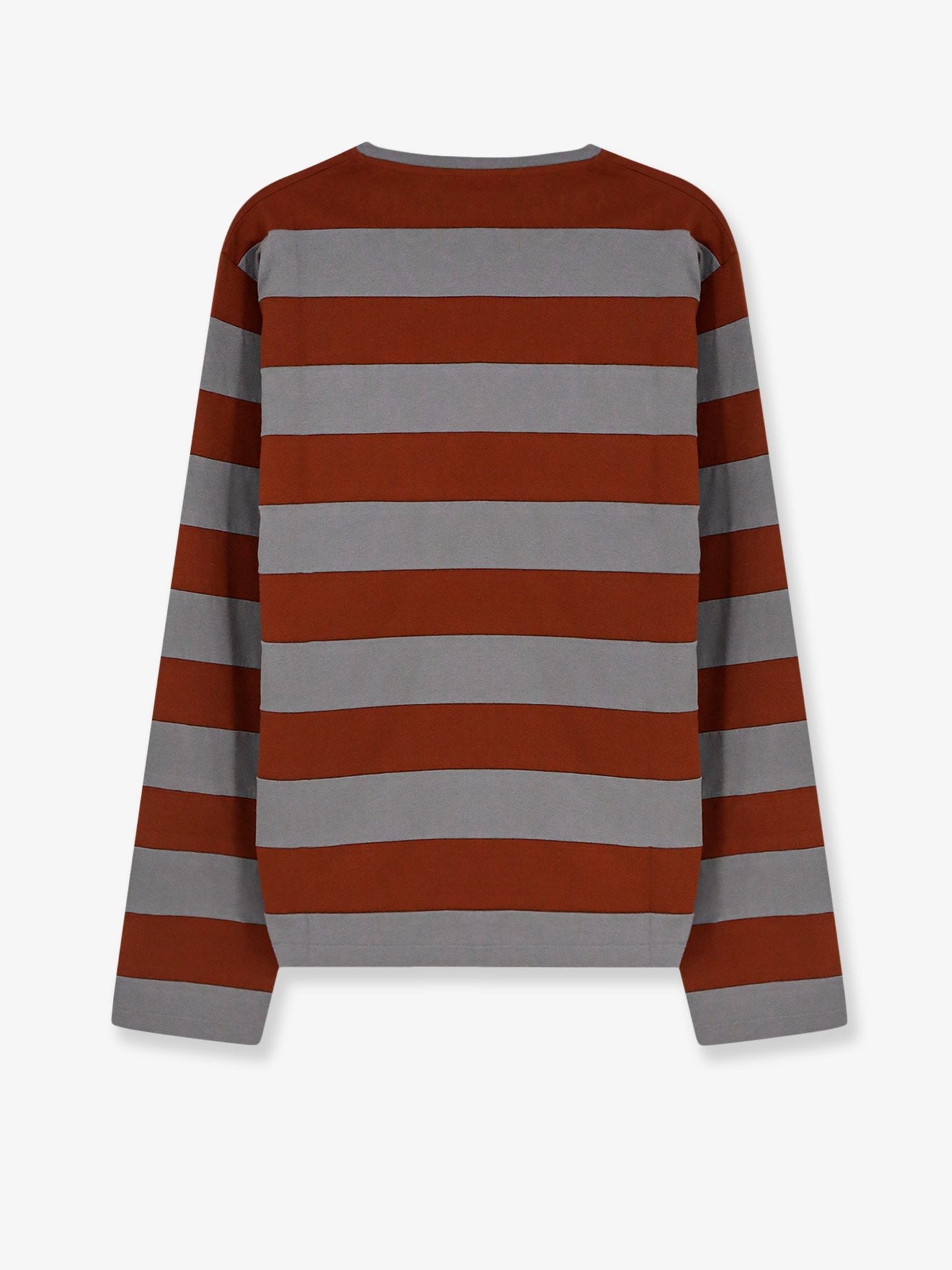 Cotton T-shirt with striped pattern