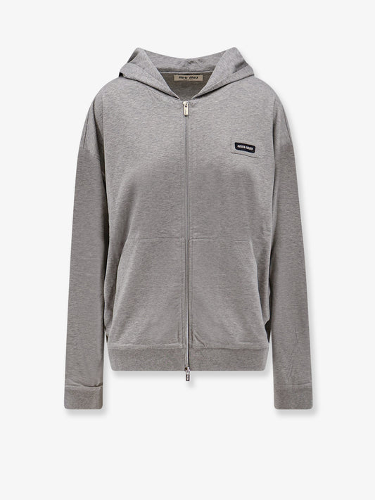 Mélange jersey sweatshirt