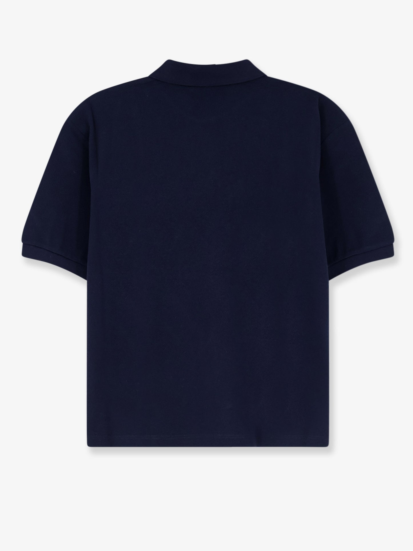 Polo in cotone con logo ricamato frontale