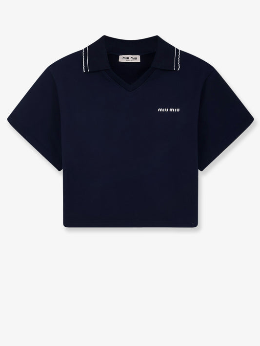 Cotton sweatshirt with Logo embroidery