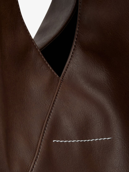 Japanese leather-effect fabric handbag thumbnail