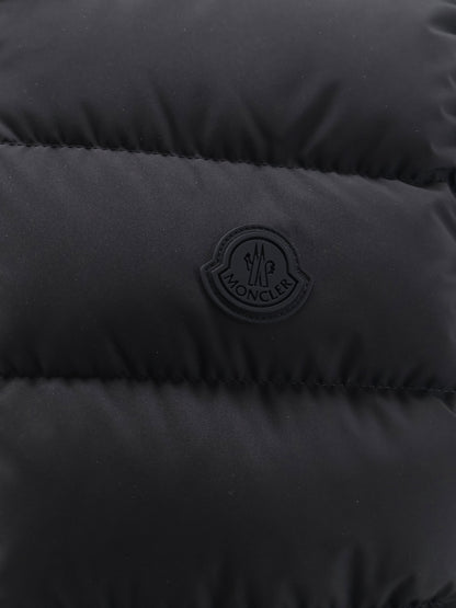 Arinella Matt Black sleeveless down jacket thumbnail