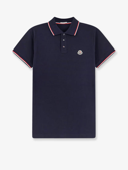 Cotton polo shirt with Logo patch thumbnail