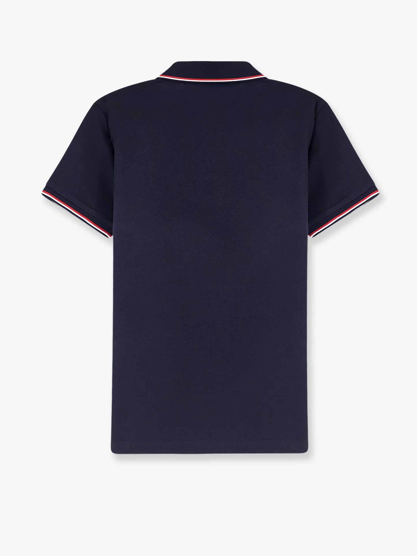 Cotton polo shirt with Logo patch
