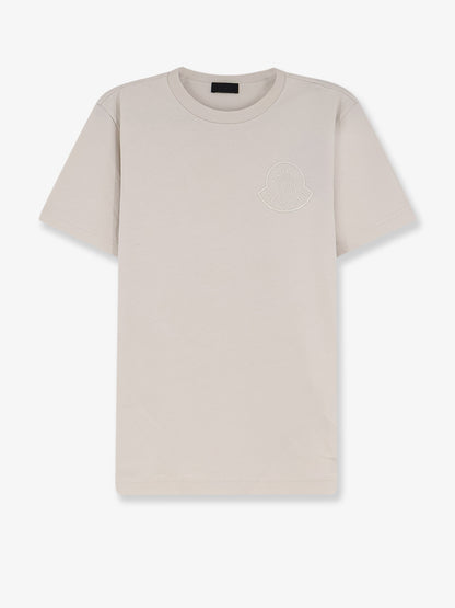 T-shirt in cotone con patch logo frontale thumbnail