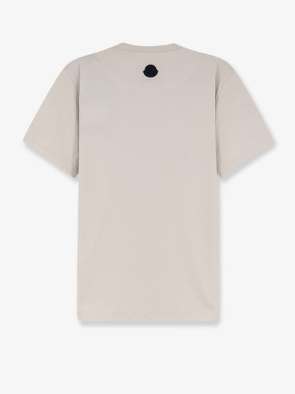 T-shirt in cotone con patch logo frontale thumbnail