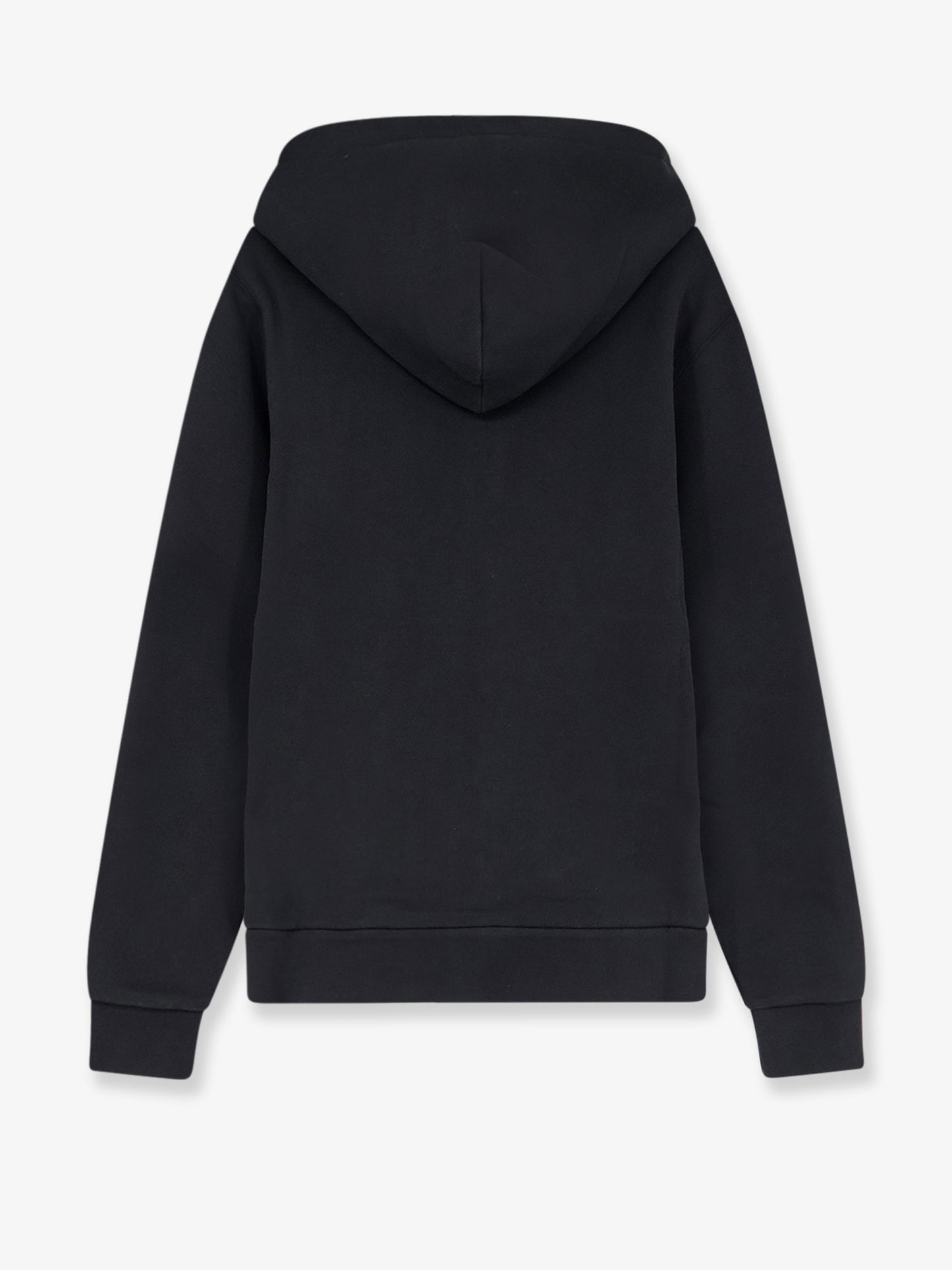 Cotton sweatshirt with logo patch