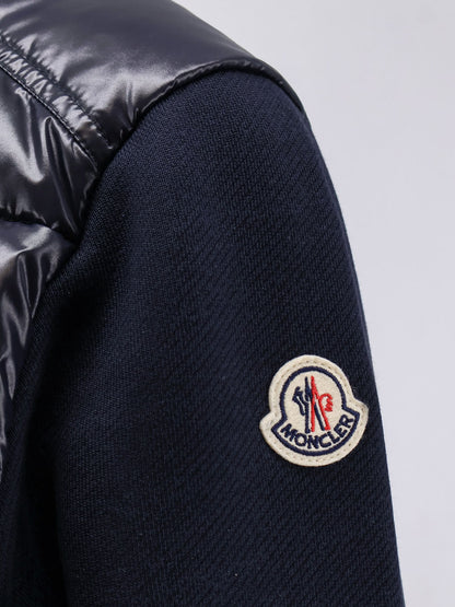 Padded jacket with fabric details thumbnail