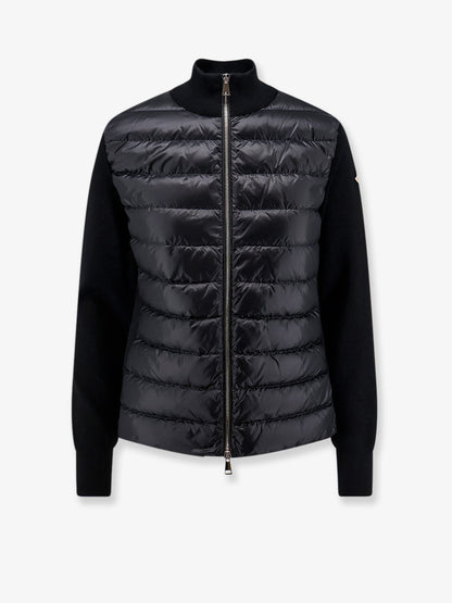 Cardigan/Down Jacket with tricot inserts thumbnail