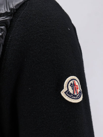 Cardigan/Down Jacket with tricot inserts thumbnail