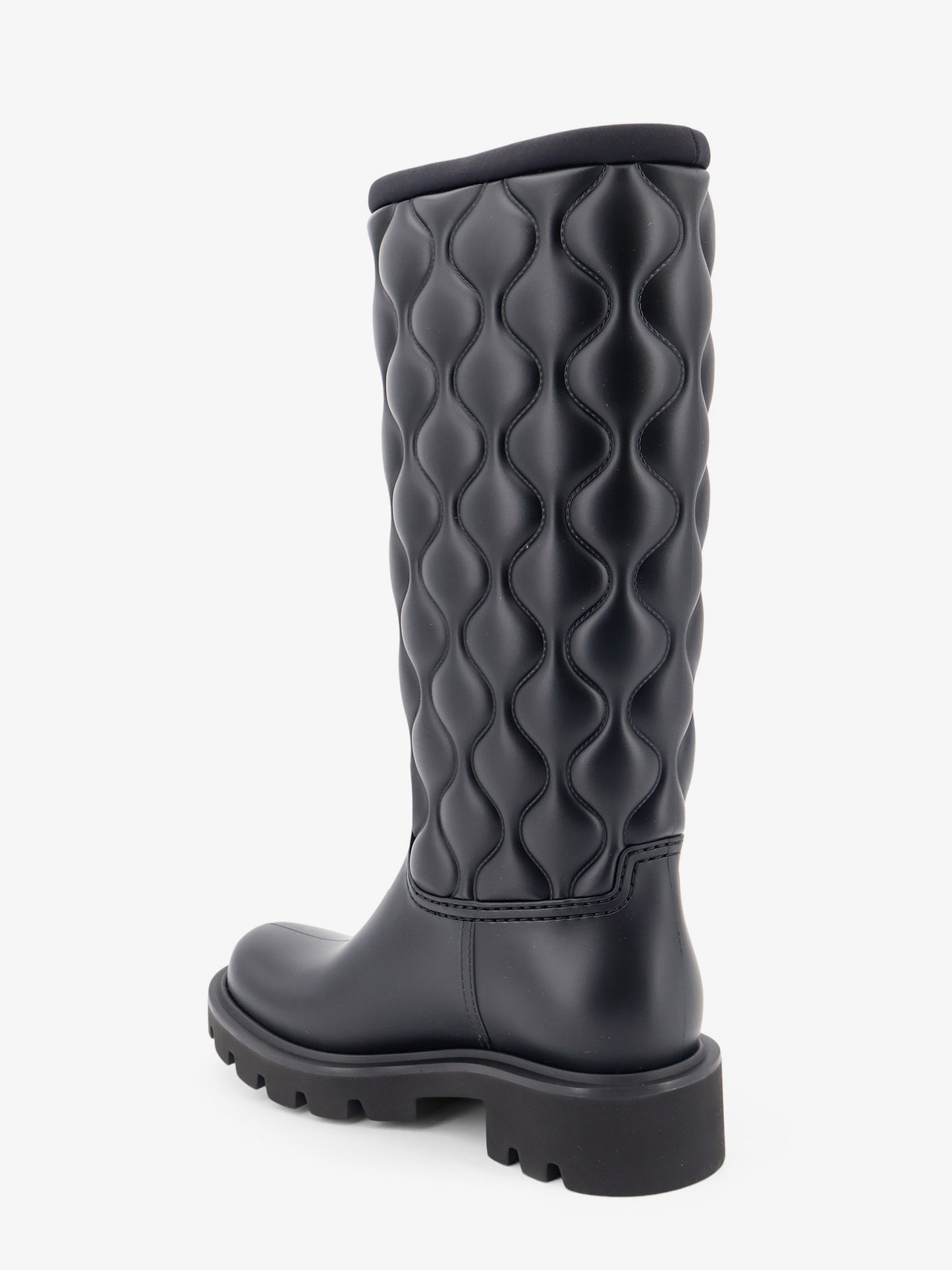 Kickstream Quilt PVC and neoprene rain boots
