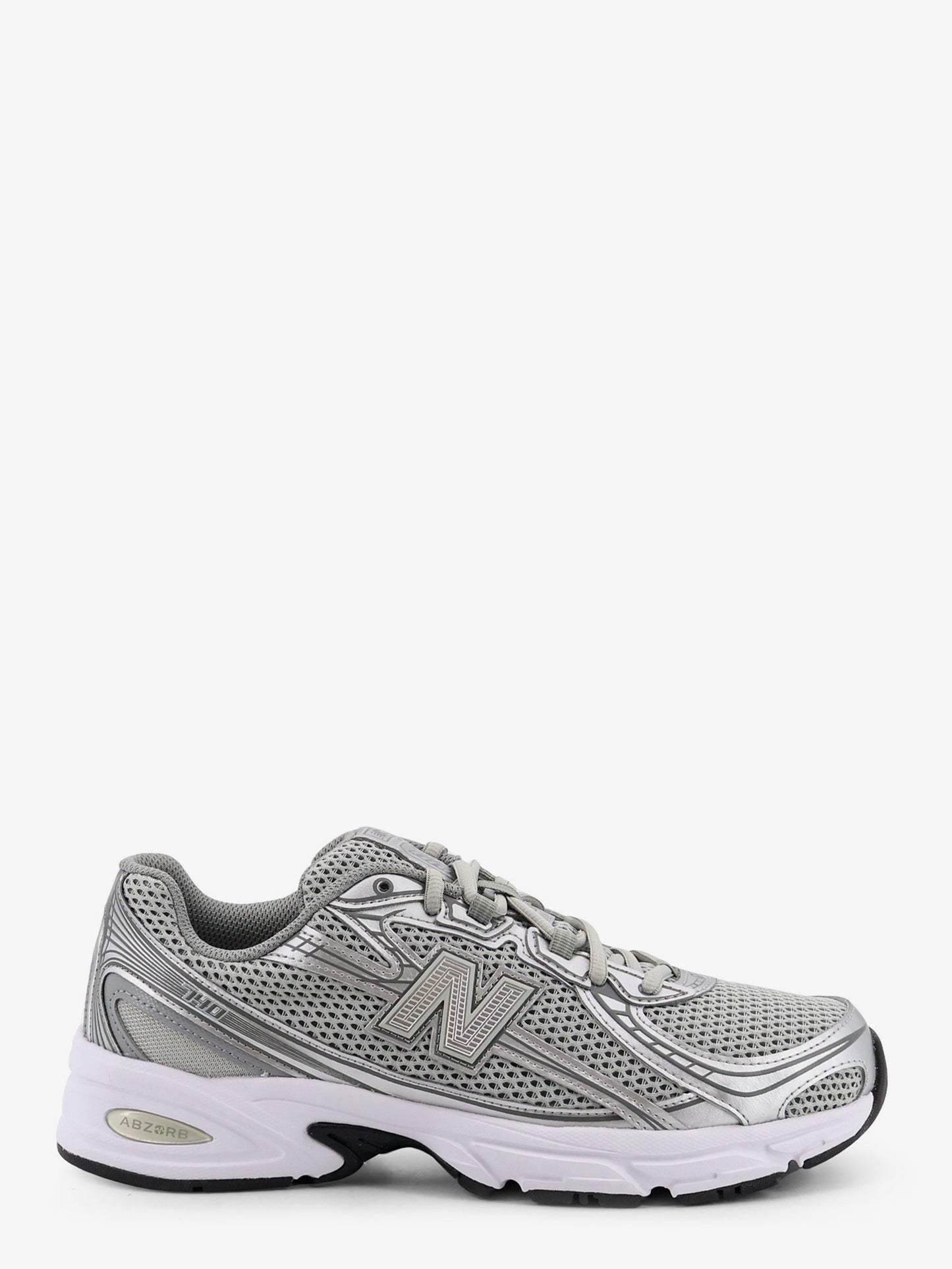 Sneakers 740 in mesh con iconico logo laterale in contrasto