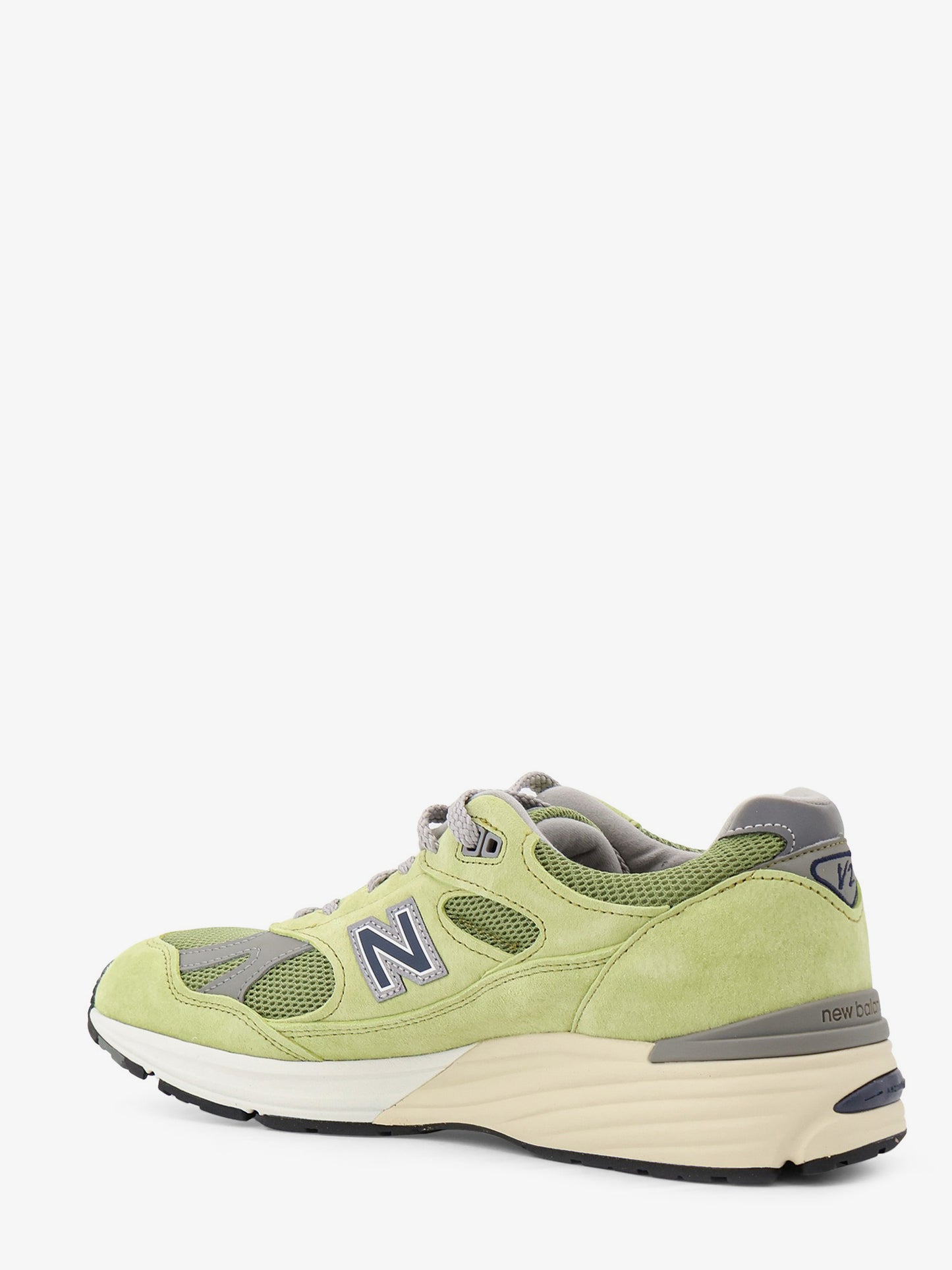 Sneakers in mesh e suede con logo laterale