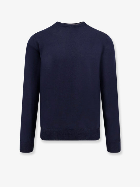Virgin wool basic sweater