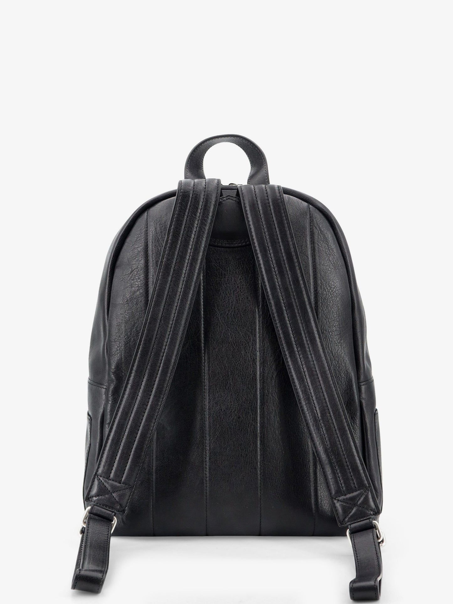 Leather backpack with Logo