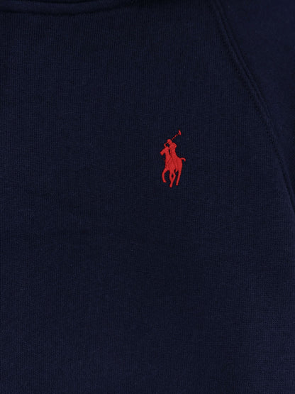 Cotton blend sweatshirt with embroidered logo thumbnail
